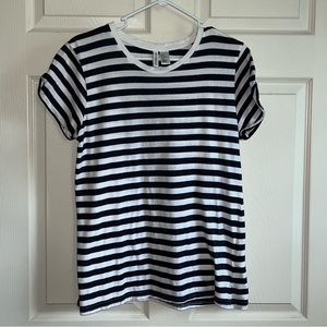 Divided Striped Tee
